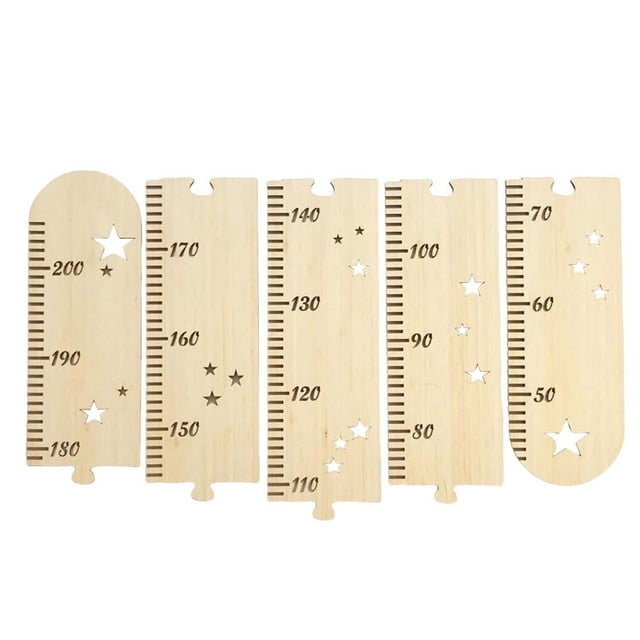 Measuring Tools Product Title Growth Chart for Wall 50cm Wooden Height Ruler Kids Measuring Tool Puzzle Bedroom