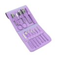 thumbnail image 1 of 12pcs/set Nail Cutter Set Makeup Beauty Tool Nail Clipper Set Folding Bag Stainless Steel Tool Finger Nail Clipper Kit, 1 of 2