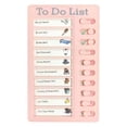 thumbnail image 2 of Chore Chart Board - Daily To Do List Tracker - Portable Checklist Board for Adults - Task Management Planner - 1 Pack - Pink, 2 of 8