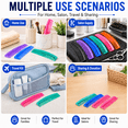 thumbnail image 5 of OPALESQUE 60 Pack Pocket Combs, Fine and Wide Tooth Plastic Hair Combs, Lightweight Combs for Daily Styling, Travel, Purse, Salon and Home Use, 6 Colors, 5 of 7