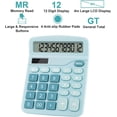 thumbnail image 4 of Calculadora de escritorio para oficina, calculadora de 12 dígitos con doble potencia y bonita pantalla LCD grande, botón grande para oficina y hogar., 4 of 4
