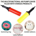 thumbnail image 2 of 2pcs Plastic Balloon Inflator Hand Held Air Pump Portable Air Inflator for Balloons Toys Balls (Random Color), 2 of 6