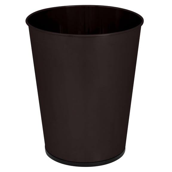 5 Liter Small Wastebasket | Round Open Top | Trash Can | Bathroom | Bedroom | Kitchen | Office | Dorm | Disposal Waste Bin | Garbage | Oil Rubbed Bronze