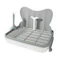 thumbnail image 5 of Pet Potty Dog Toilet Urine Pad Holder Leakproof with High Splash Guard for Indoor Puppy Training Small Dogs, 5 of 9