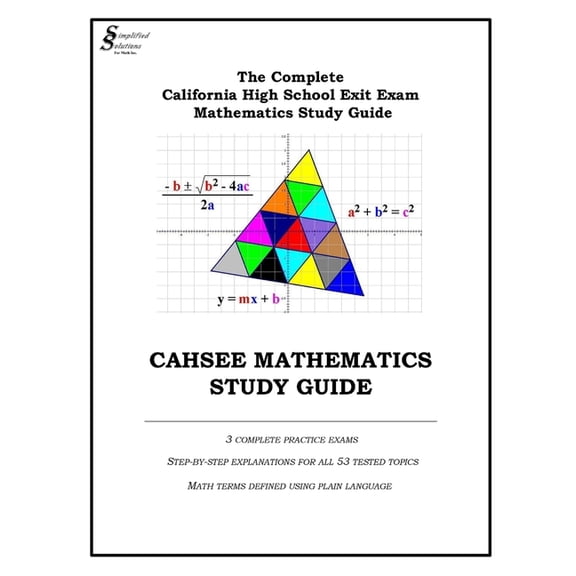 Cahsee Mathematics Study Guide, (Paperback)