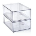 thumbnail image 4 of Mainstays Clear Glossy Plastic Pull-Out Closet Drawer Medium Size, Adult Size, 4 of 9