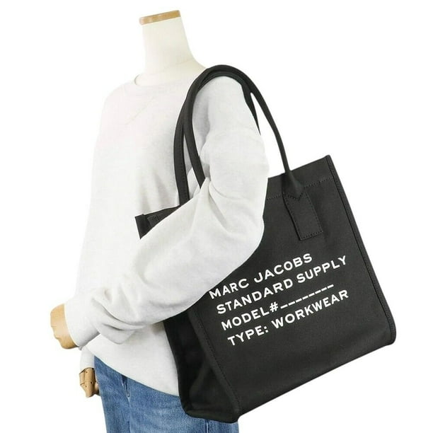 Marc Jacobs Canvas Standard Supply Large Tote Bag Black
