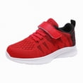 thumbnail image 3 of JUMEYU Girls Sneakers Kids Shoes, Boys Girls Sneakers Lightweight Athletic Walking/Running Tennis Shoes(Toddler/Little Kid/Big Kid) Size 1 (Red,Big Kids 1), 3 of 9