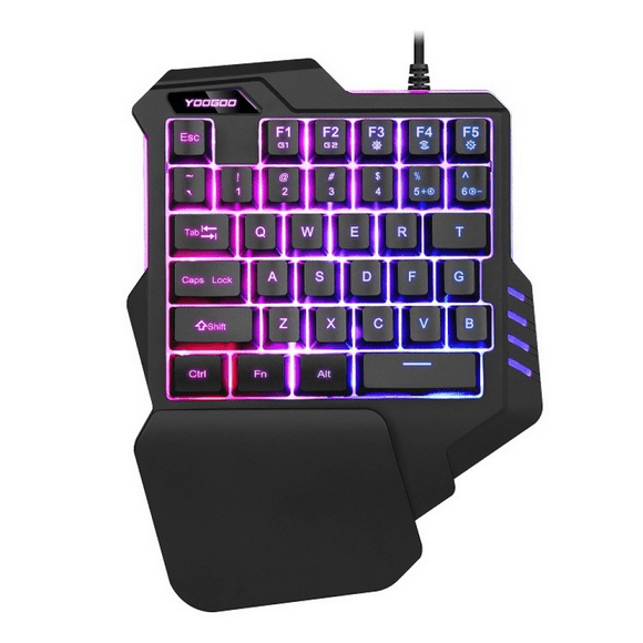 G92 one hand keyboard mechanical hand feeling game left hand gun god throne hand game keyboard ST-001
