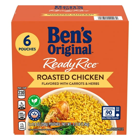 Ready Rice, Roasted Chicken, 8.5 oz., 6 pk.
