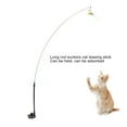 thumbnail image 3 of Interactive Cat Wand Toy, Fun Handheld Feather Teaser Wand With Suction Cup For Indoor Play, Keep Your Cat Entertained And Active, 3 of 8