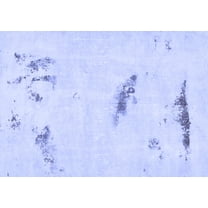 Ahgly Company Indoor Rectangle Abstract Blue Modern Area Rugs, 5' x 7'