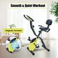 thumbnail image 4 of Folding Exercise Bike with 10-Level Adjustable Magnetic Resistance | Upright and Recumbent Foldable Stationary Bike is The Perfect Workout Bike for Home Use for Men, Women, and Seniors, 4 of 9