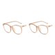 thumbnail image 1 of Minnieouse Gafas ligeras que bloquean la luz azul Ojos Seguros en cualquier lugar Gafas anti-luz azul Moda champán champán 2Conjunto, 1 of 6