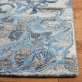 thumbnail image 3 of SAFAVIEH Abstract Ksenija Oriental Area Rug, Gray/Blue, 6' x 9', 3 of 11