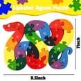thumbnail image 2 of Rompecabezas Lovestown Alphabet Building Blocks Animal, 2 of 6