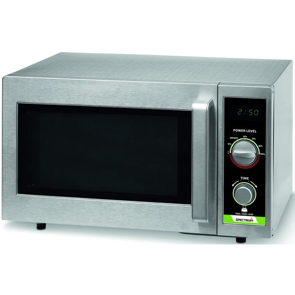 Winco EMW-1000SD Horno microondas de grado comercial, 0,9 pies cúbicos, plateado