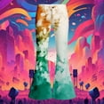 thumbnail image 4 of Kiijoy Girl's Flare Pants Casual Mid Rise Fit Stretch Trousers Bottoms, Sizes 9-10, 4 of 4