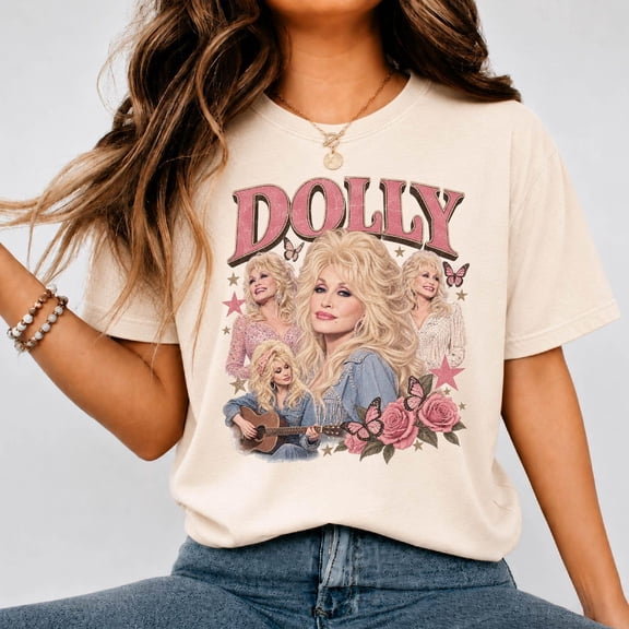 Dolly Tribute Shirt, Vintage Dolly Graphic Tee, Country Music Shirt, Retro Western Tee,Rest In Peace Dolly Fan Gift, Nashville Inspired Shirt