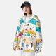 thumbnail image 3 of Balery Funny Farm Sudadera ligera de manga larga con capucha y protección solar UPF 50+ para hombre y mujer, ideal para pesca y running-Large, 3 of 7