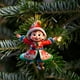 thumbnail image 5 of Colgante de Árbol de Navidad Enano de Acrílico con Estampado Plano de Muñeca China., 5 of 6