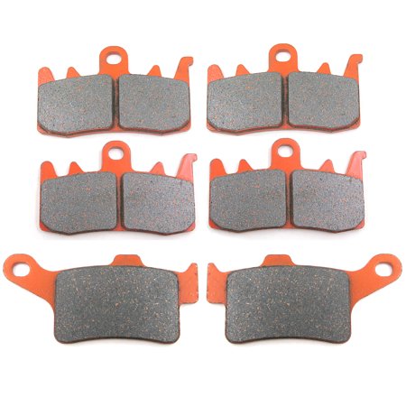 HTTMT Replacement of FA630 FA631 Brake Pads for Can Am Spyder RS/RS-S/RT/RT-S/ST/ST-S 13-17 Front Rear Carbon Fiber