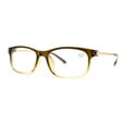 thumbnail image 2 of Chic Elegant Rectangle Designer Style Clear Lens Fashion Eyeglasses Green, 2 of 4