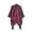 Hot Pink 03, variant on QQAMB Women's Shawls Wraps Winter Open Front Poncho Cape Oversized Cardigan Sweater