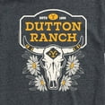 thumbnail image 3 of Yellowstone - Dutton Ranch Steer Skull Flower - Men's Short Sleeve Graphic T-Shirt, 3 of 6
