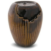 Aldis Brown Ceramic Indoor Fountain