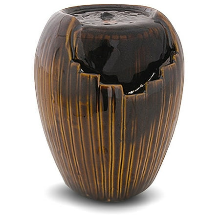 Aldis Brown Ceramic Indoor Fountain