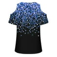thumbnail image 4 of Ankola 2024 Summer Tops for Women Sexy Off Shoulder T-Shirt Fashion Printed Shirts Casual Crew Neck Blouse Tunic Top, 4 of 4