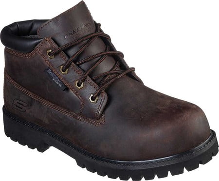 skechers waterproof steel toe boots