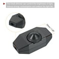 thumbnail image 3 of Uxcell AC 110V 100W Welding Lamp Dimmer Black Rotary Cord Switch, 3 of 6