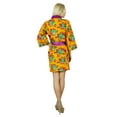 thumbnail image 2 of Bimba Women Short Cotton Robe Floral Printed Getting Ready Bridesmaid Robes, 2 of 5