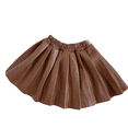 thumbnail image 3 of EnJoCho Children's Small And Medium Sized Girl Baby PU Leather Skirt Solid Color Pleated Skirt Versatile Korean Version Leather Short Skirt, 3 of 9