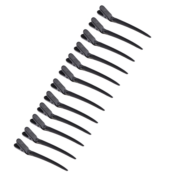 Pinzas de Pelo Sunnimix Duckbill 12 Piezas 8.5 cm Negro Plata Verde Azul Oro Púrpura