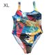 thumbnail image 1 of Greeniant Traje de baño de sin mangas con espalda abierta y estampado de graffiti para mujer Traje de baño Vistoso SG Greeniant OD001445-05, 1 of 6