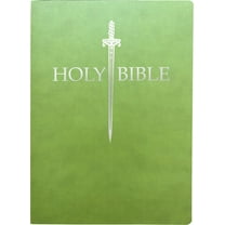 King James Version Sword Bible KJV Sword Bible, Large Print, Olive Ultrasoft: (Red Letter, Green, 1611 Version), (Hardcover)