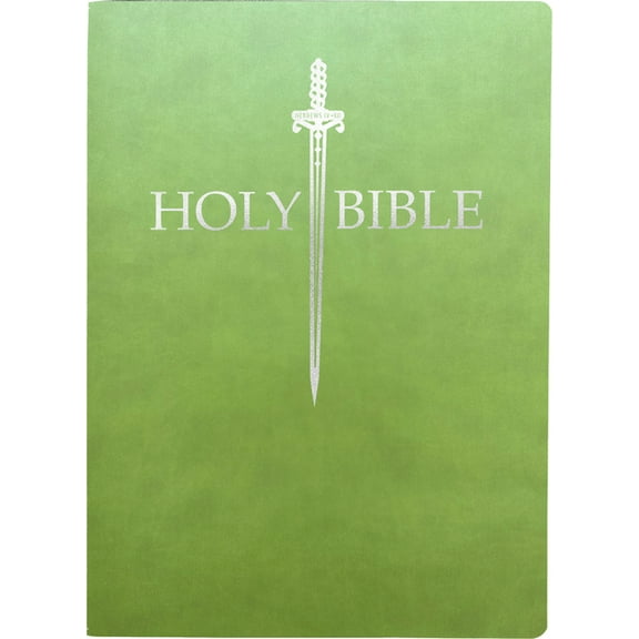 King James Version Sword Bible KJV Sword Bible, Large Print, Olive Ultrasoft: (Red Letter, Green, 1611 Version), (Hardcover)