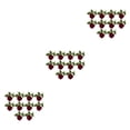 thumbnail image 4 of Naiovety Ramo de novia de 10 piezas, decoración de rosas, durabilidad duradera, precio asequible, flores artificiales de plástico, vino Type1 NO1, 4 of 6