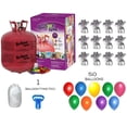 thumbnail image 2 of HELIUM Tank BLUE RIBBON BALLOON TIME con 50 globos y accesorios, 2 of 9