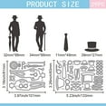 thumbnail image 2 of 1 Set Father's Day Cutting Dies Metal Gentleman Men Die Cuts Glasses and Hat Cutting Embossing Templates for Scrapbooking Crafts Paper Cards Making, 2 of 7