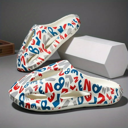 

Men s And Women s Clogs Garden Shoes Comfortable Lightweight Out Sandals With Letter Print Spring And Summer