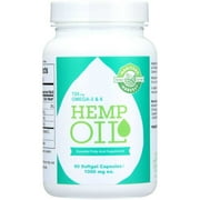 Manitoba Harvest Hemp Seed Oil, 1000 Milligram - 60 Softgels Per Pack -- 1 Each.