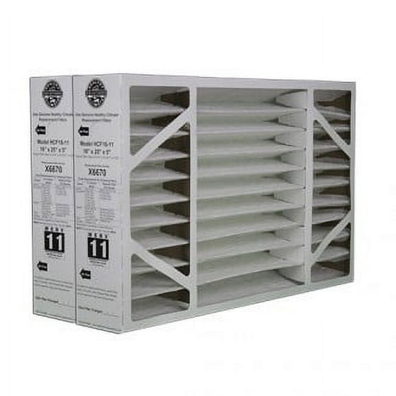 Lennox X6670 (2-Pack) - 16" x 25" x 5" Healthy Climate HCF16-11 Air Filter, MERV 11