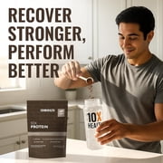 10X Plant Based Protein Powder, 20g Protein, Chocolate, 2 lbs, 30 Servings, Dairy-Free, Gluten-Free