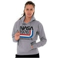 thumbnail image 3 of Classic America NASA 1976 Worm Logo Hoodie Sweatshirt Women Men Brisco Brands S, 3 of 6