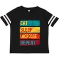 thumbnail image 3 of Inktastic Lacrosse Player Eat Sleep Lacrosse Repeat Boys or Girls Toddler T-Shirt, 3 of 5