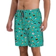 thumbnail image 2 of Naloa Sushi (3) Men's Beach Shorts, Surfing shorts, Swim trunks, Quick Dry Swim Trunks for Surfing Beach Fun - XX-Large, 2 of 9